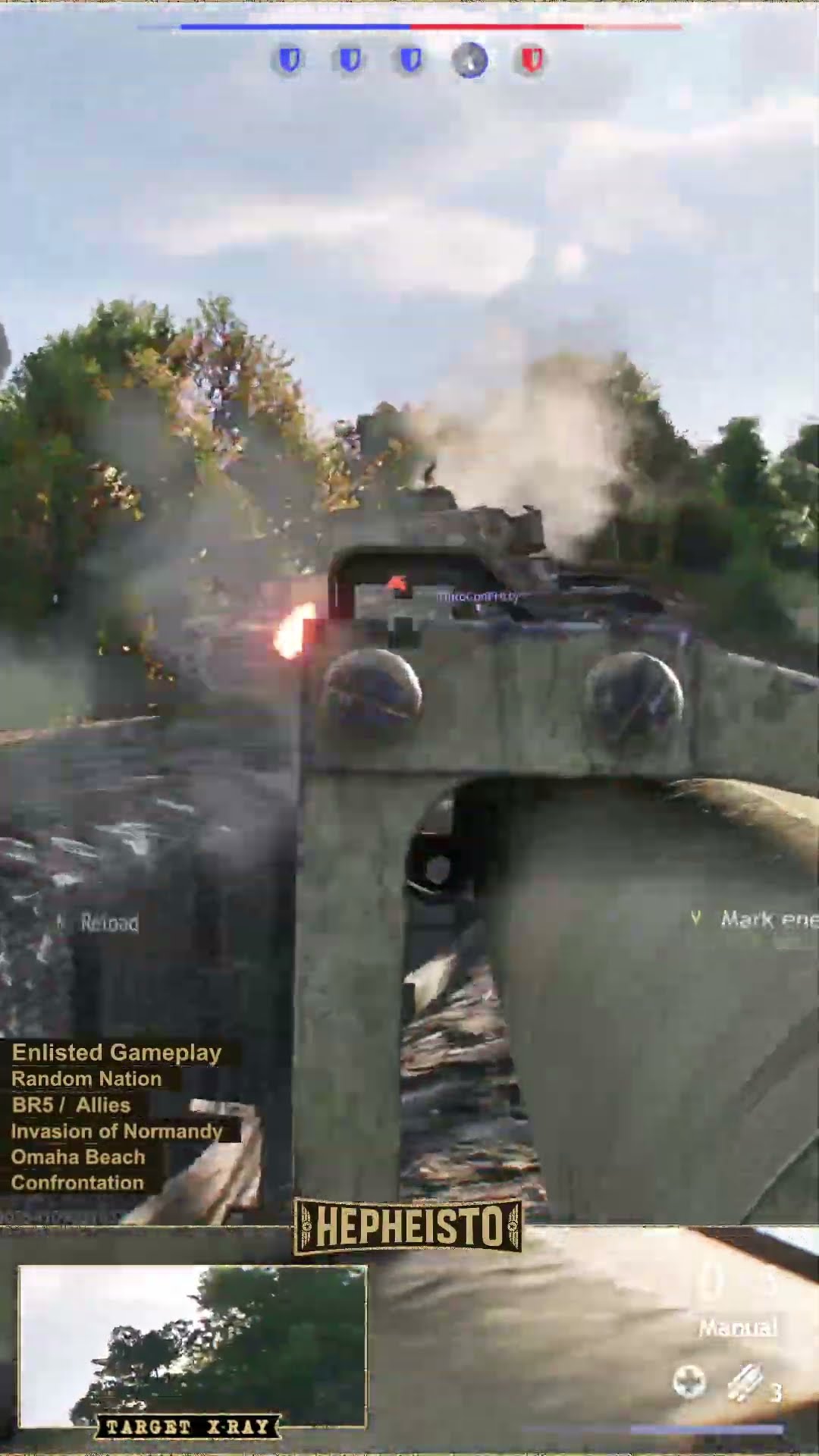 Anti Tank Gunner eliminates Panzer IV J with RPzB. 43 Ofenrohr