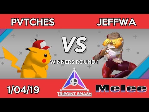 Tripoint Smash 42 - Winners Round 1 - Pvtches (Pikachu/Captain Falcon) Vs. JeffWa (Sheik)