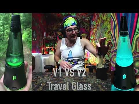 Puffco Peak Travel Glass V1 Vs V2 Comparison