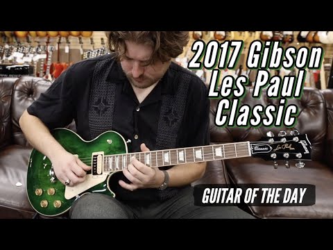 2017 Gibson Les Paul Classic Green Burst | Guitar of the Day