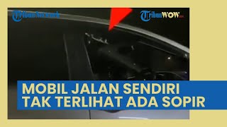 Viral Video Mobil Jalan Sendiri Tak Terlihat Ada Sopir di Tol Cipali, Perekam sampai Teriak-teriak