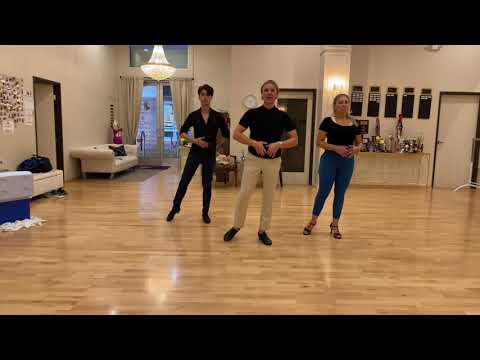 Samba Basic action - International Latin DanceSport dance lessons online with Oleg Astakhov