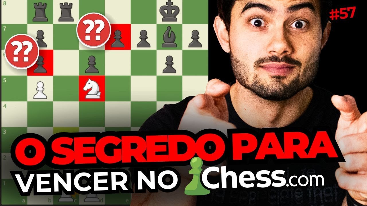 O SEGREDO BÁSICO que garante vitórias para quem joga no chess.com!! SpeedRun Xadrez Online #ep57