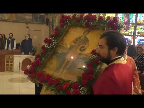 Procissão das Relíquias e Ícone de São Demétrio