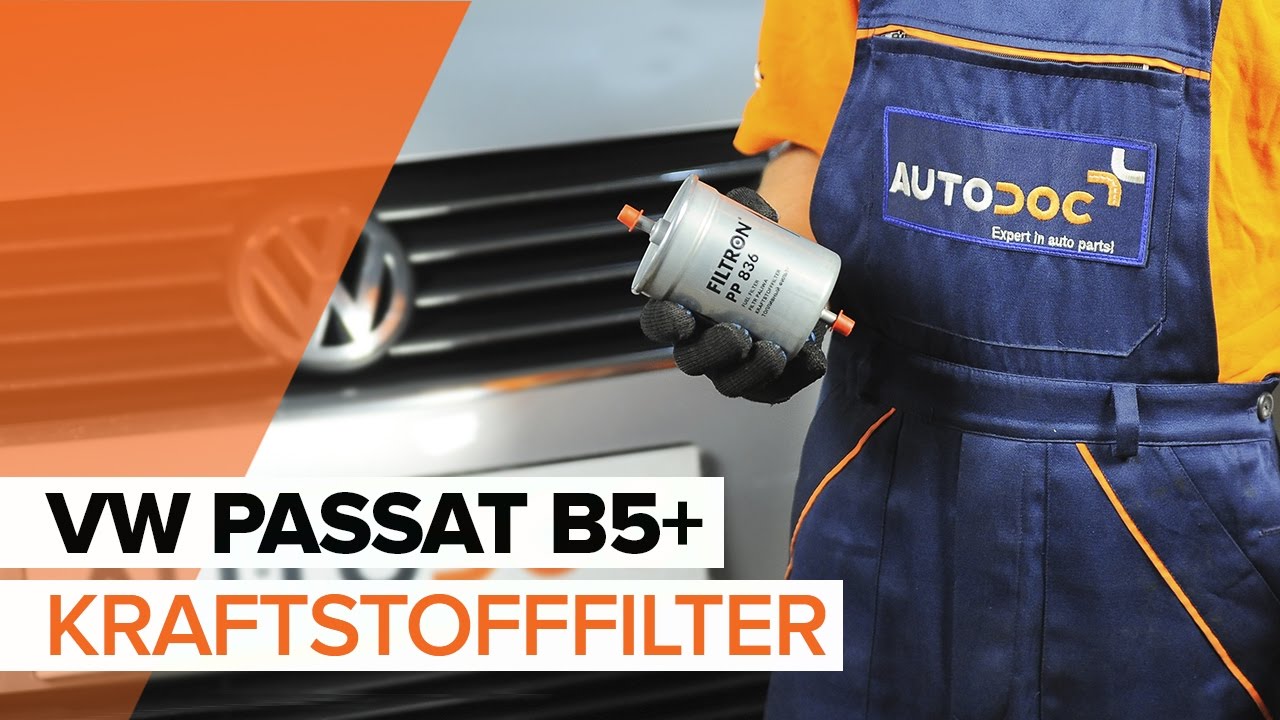 Kraftstofffilter selber wechseln: VW Passat B5 Variant Benzin - Austauschanleitung