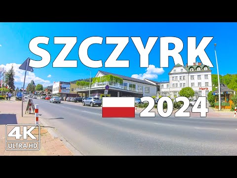 Szczyrk, Poland Walking Tour ☀️ 4K Walk With Captions