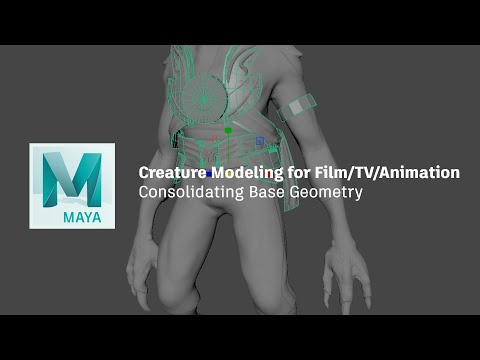 3D Creature Modeling for film with Maya and ZBrush - Lesson 7 / 15