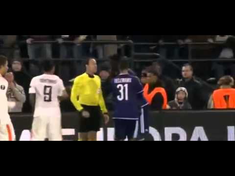 Mbodji red cart   Anderlecht 0 1 Shakhtar Donetsk 17 3 2016