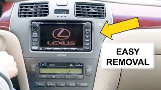 Radio Removal - Lexus ES300 - How to Remove Stereo