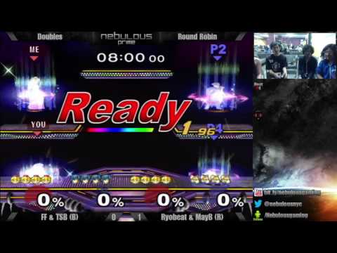 Nebs Prime Melee #51: Doubles - Round Robin: FF & TSB (B) vs. Ryobeat & MayB (R)