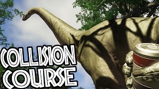 Collision Course - 10/10 DINOSAUR SURVIVAL GAME, MOST INTENSE SH*T EVER - Collision Course Gameplay