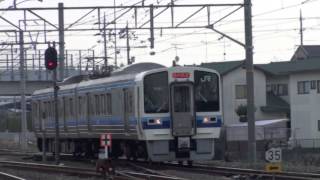 preview picture of video '【JR西日本】岡山電車区213系C11編成＠総社('13/01)'