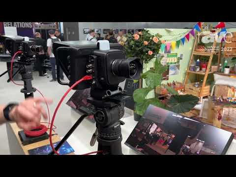 ISE 2022: Blackmagic Design Highlights Studio Camera 4K Pro, a Self Contained Live Production Camera