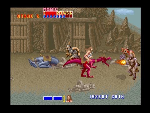 Lukozer Retro Game Review 262 - Golden Axe - Arcade Coin-Op