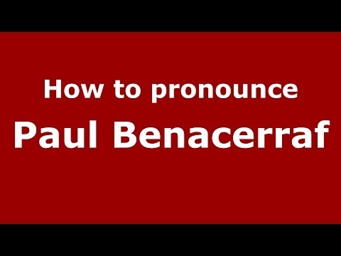 How to pronounce Paul Benacerraf (Arabic/Morocco) - PronounceNames.com