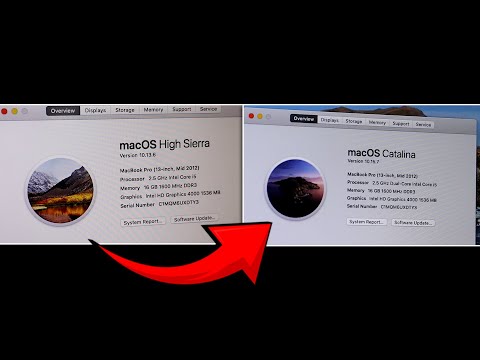 how to update macOs From high sierra 10.13.6 to Catalina 10.15.7