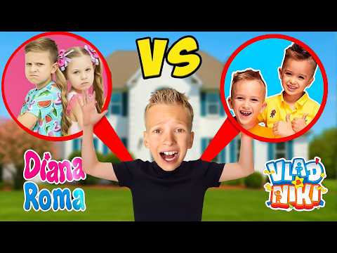 🧐 Vlad and Niki are SPYING on us in their HOUSE 🏠 Should we RUN?