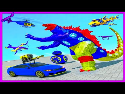Godzilla Robot Transform Car Robot Game Android GamePlay Best Robot Game Android
