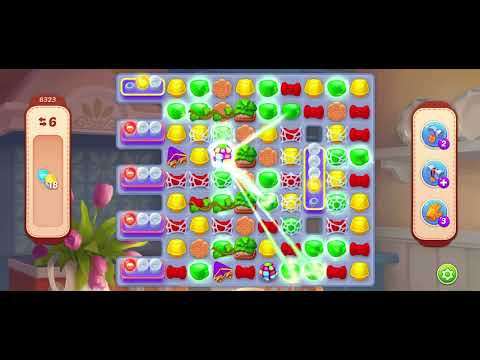 Homescapes Level 8323 夢幻家園第8323關 ～～ no boosters