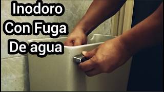 Como arreglar un inodoro con fuga de agua