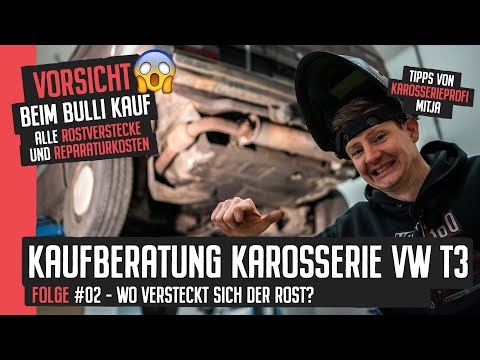 Buyer's Guide VW T3 Bodywork (2/2) - Caution when buying a VW Transporter - Rust Spots + Repair C...