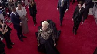 Lady Gaga on the Red Carpet | Fashion Cam | Red Carpet | 60th GRAMMYs