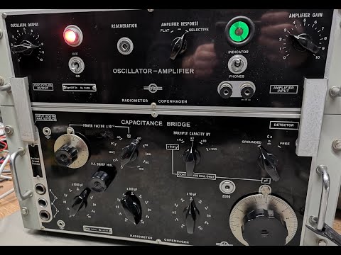 Radiometer CMB1C / OSF2B capacitance bridge 1957 magic eye EM34