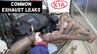 KIA OPTIMA MOST COMMON EXHAUST LEAK LEAKS