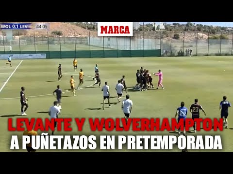 Levante y Wolverhampton, a tortas en un 'amistoso' de pretemporada