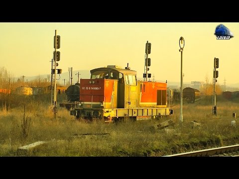 LDH 84-1005-7 la Manevra/Shunting in Oradea Est Triaj pe Apus/on Sunset - 11 December 2016