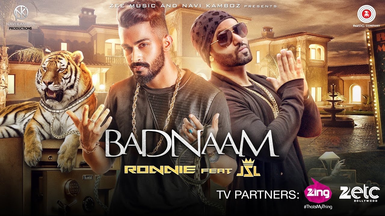 Badnaam Lyrics  | Punjabi | Ronnie Singh | JSL SINGH