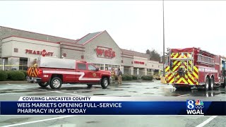 UPDATE: Gap Weis opening pharmacy in Gap after fire damaged main store