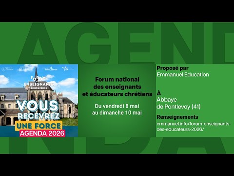 Agenda du 24 avril 2026