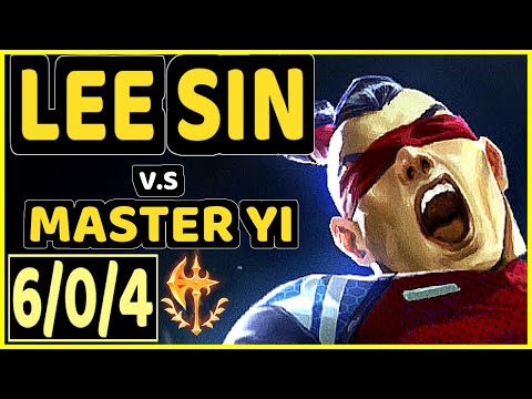 REVOLTA (LEE SIN) vs MASTER YI - 6/0/4 KDA JUNGLE CHALLENGER GAMEPLAY - BR