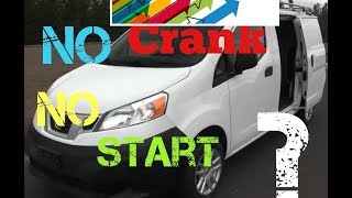 Starting Issues 2011 NISSAN NV200 Won't Crank...Clicks...Fixed...