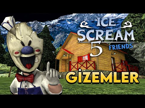 ROD VE AİLESİNİN EVİNİ BULDUK! (5. OYUN GİZEMLERİ) | ICE SCREAM 5