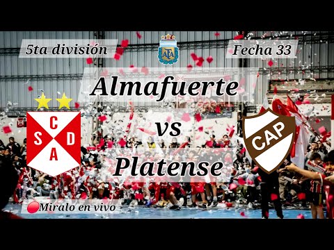 Almafuerte vs Platense 5ta división Fecha 33 Torneo 2025