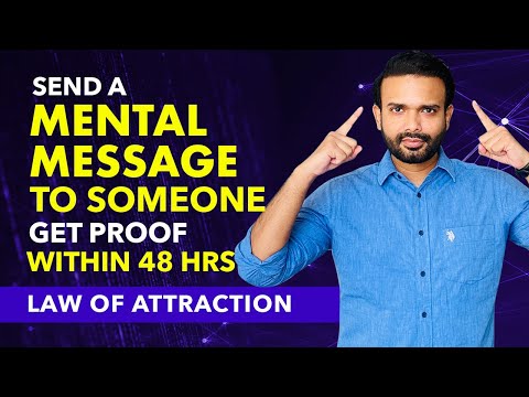 100% RESULT✅SEND A MENTAL MESSAGE TO SOMEONE SPECIFIC and Get Result in 48 Hours - Law of Attraction