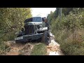 Soviet truck ZIL-157 overcomes hard off-road!!!