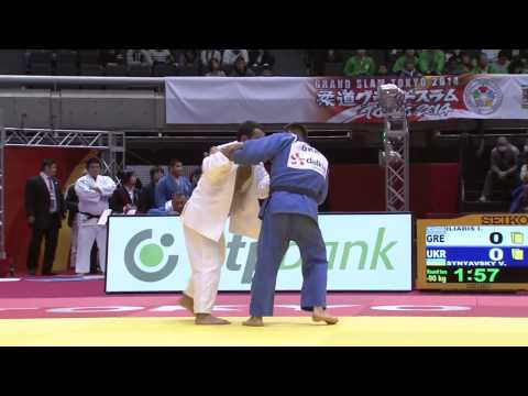 ILIADIS Ilias GRE - SYNYAVSKY Vadym  UKR . - 90 kg.  Slam Tokyo 2014