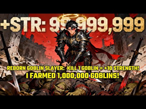 Reborn Goblin Slayer:  Kill 1 Goblin = +10 PERMANENT Strength! I Farmed 1,000,000 Kills!
