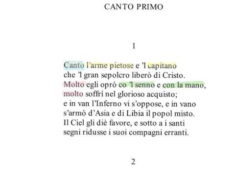 Tasso, Gerusalemme liberata I, 1