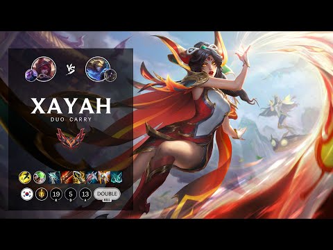 Xayah ADC vs Ezreal - KR Grandmaster Patch 12.12