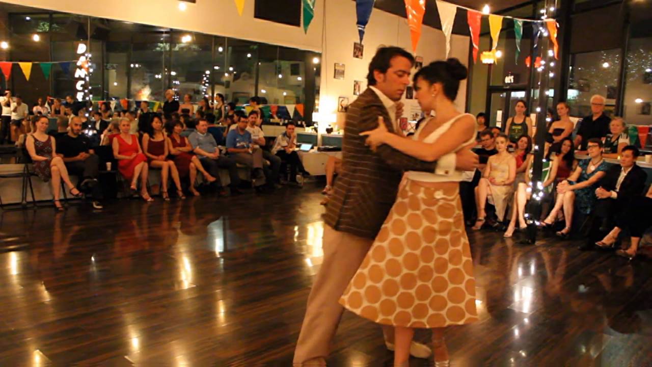 Pablo Inza & Sofia Saborido, performance No.2, tres leches milonga, June 3, 2016