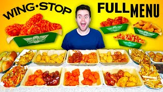 Trying Wingstop's FULL MENU! - Every Buffalo Wing Flavor!