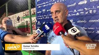 Coletiva com o técnico Itamar Schülle do CSA após vitória sobre o CSE: 1x0