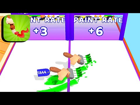Paint Brush Run - All Levels Gameplay Android,ios (Part 1) - YouTube