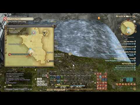 FFXIV Fisher Quest Level 10 - The Princess and the Fish - Location Area - 2021