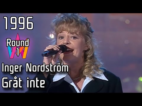 Melodifestivalen 1996 – 06. Gråt inte – Inger Nordström