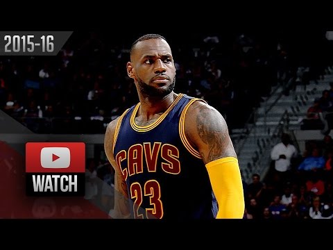 LeBron James Full Highlights at Pistons 2016 Playoffs R1G3 - 20 Pts, 13 Reb, 7 Ast